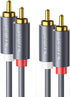UGREEN RCA Cable, 10FT | 2RCA Male to 2RCA Male Stereo Audio Cable | Gold Plated for Home Theater