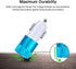 Sicodo 3.4A 2 Pack USB Smart Port Car Charger Compatible with iPhone 16, 15, 14, 13, 12, 11, SE, X, 8, 7 Pro