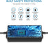 SHNITPWR Adjustable DC 12V Universal AC Adapter, Multi-Voltage 3.5V~12V 12A 144W Power Converter with 14 Tips