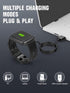 TiMOVO Smart Watch Charger, Magnetic USB Charging Cable for YAMAY VeryFitPro SW021, SW01, Willful SW023, SW025, Black