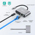 USB C Gigabit Ethernet Adapter with 60W Charging Port, 1000 Mbps Ethernet to Type C for MacBook Pro, iPad Air