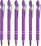PATIKIL 6 Pack Ballpoint Pen with Stylus Tip, 2 in 1 Metal Pen Black Ink 1.0mm Medium Point for Touch Screens Style 1