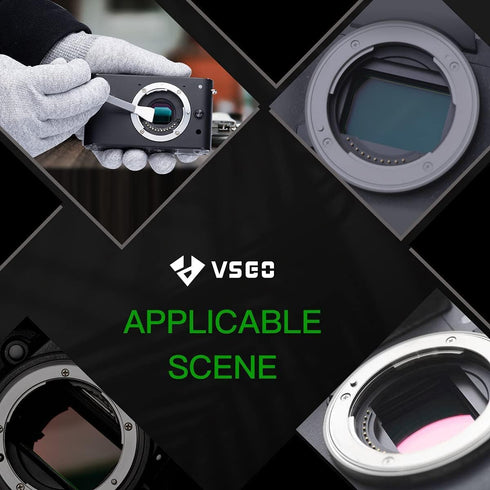 VSGO VS-S01E Professional Camera Cleaning Kit with 6pcs 12mm Swabs and 10ml Cleaner for DSLR Cameras