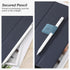 Fintie 4 Pack Pen Loop Holder for Apple Pencil Pro, USB-C & 1st/2nd Gen, Elastic Leather Pen Sleeve for Cases, Ocean