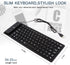 Foldable Silicone Keyboard, USB Waterproof Travel Gaming Wired Keyboard, Full Size Compatible with Windows, PC, Mac