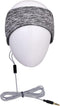Sleep Headphones Eye Mask for Sleeping Gray with Ultra-Thin HD Stereo Speakers for Insomnia, Side Sleepers, Travel