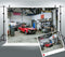 Garage Car Repair Backdrop 7x5ft, Indoor Fix Garage Equipment Tools Workshop Background for Photography