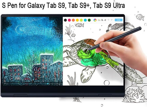 Galaxy Tab S9 S Pen (With Bluetooth, 4096 Pressure Sensor) Compatible with Tab S9, S9 Plus, S9 Ultra 2023 (Black)