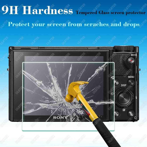 Screen Protector for Sony RX100 VI RX100 V RX100 IV RX100 III RX100 II RX100 I Digital Camera, ULBTER 0.3mm 9H Hardness