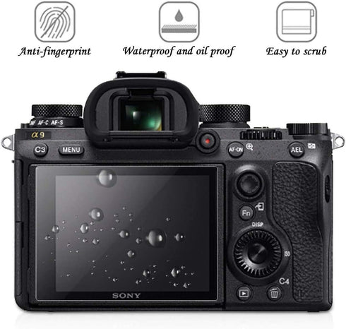PCTC Screen Protector for Sony alpha 1 a7II A7III a7SII a7SIII a7RII a7RIII a7RIV RX100 Series, 3 Packs