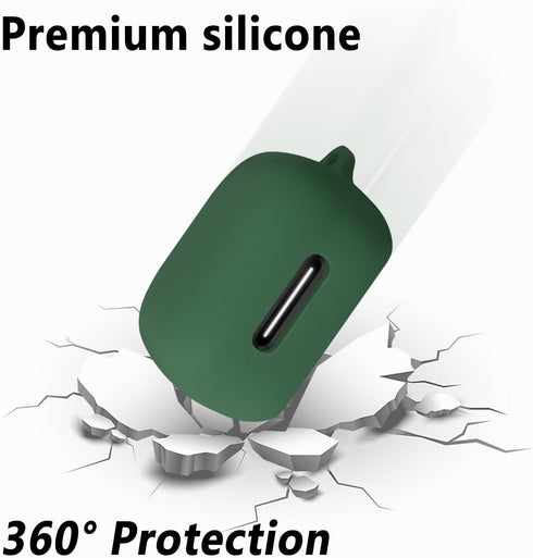 Geiomoo P30i, Silicone Case for Anker Soundcore Protective Cover with Carabiner (Emerald Green)