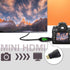 VCE 2-Pack HDMI Adapter, Mini HDMI to HDMI, 4K Support, Gold Plated, Compatible with Raspberry Pi, Camera, DSLR