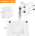 Desk Side Storage, Under Desk Laptop Mount, Table Side Hanging File Organizer, No Drill Clamp On Cable Management Tray