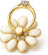 NXVX Daisy Phone Ring Holder Nine-Petal White Flower Grip, 360 Rotating Finger Ring