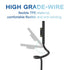 USB-C Charging Cable for Microsoft Surface Pro 7/6/5/4/3, Go3/2/1, Laptop 4/3/2/1, 20 cm, Requires 45W 15V/3A Charger.