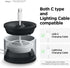 elago D Stand Charging Station Compatible with Apple Devices - Charging Dock Compatible with Apple TV Remote, Compatible with iPhone and More, Premium Aluminum, Cable Required (Black)