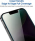 amFilm OneTouch Privacy Tempered Glass Screen Protector for iPhone 14 Plus & 13 Pro Max (6.7") - 2-Pack, Easy Install