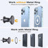 PTz Worlds 360 20-Day Magnetic Phone Holder for Car - Metal Hook, Compatible with iPhone, Easy Installation, Secure