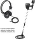 Metal Detector Headphone, 3.5mm Earphone with 32mm Hi Fi Speaker for Phone Tablet PC