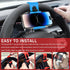 Surosha 55-75mm MP4 Car Steering Wheel Phone Mount, Buckle-Type Cell Phone Clamp Mount Stand, Universal Portable