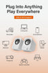 FUNLOGY 14W 30 Speaker - Stereo PC Speakers, USB Powered, Compact Size with Tilt Design, Volume Dial Control