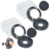 HYS 302-636LB1, HMN1090, PRO505XL Universal Magnetic Mic Holder Mount - Hands-Free Round Knob Speaker Microphone Hanger