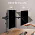 ErGear Dual Monitor Desk Mount, Heavy Duty Adjustable Arm for 2 Screens up to 32 Inches