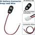 SDTC Tech 3 Pack 9V Battery Snap to 2-Pin PH2.0 Connector Cable, 15cm
