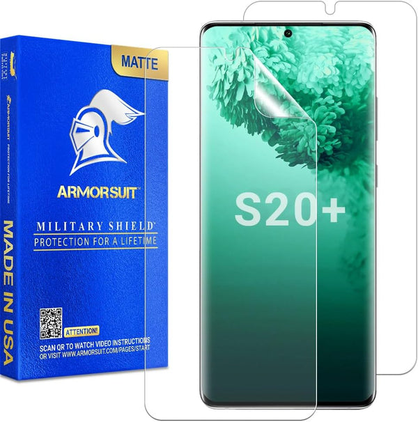 ArmorSuit 2 Pack Anti-Glare Screen Protector Designed For Samsung Galaxy S20 Plus/Galaxy S20+ 5G (6.7") Case Friendly