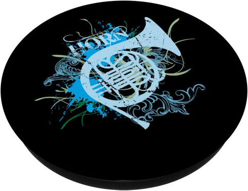 French Horn Music Band Instrument Gift PopSockets PopGrip: Swappable Grip for Phones & Tablets