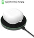 Geekria Silicone Case Cover for Anker Soundcore Liberty Air 2 Pro Earbuds, Protective Skin with Keychain Hook (White)