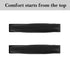 Geekria Protein Leather Headband Pad for Sennheiser PX100/PX200/PX80, Replacement Band Repair Part, Black