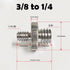 ThtRht 6 Pack 1/4 inch 3/8 inch 3/8'' 1/4''-20 Camera Tripod Adapter to Light Stand Adapter to Tripod Screws Adapter