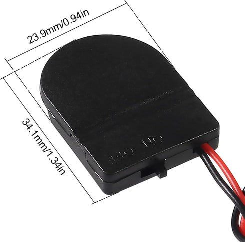 AEDIKO 10pcs CR2032 1x CR2032 Battery Holder Coin Cell Battery Holders Battery Holder Battery Storage Boxes Cover