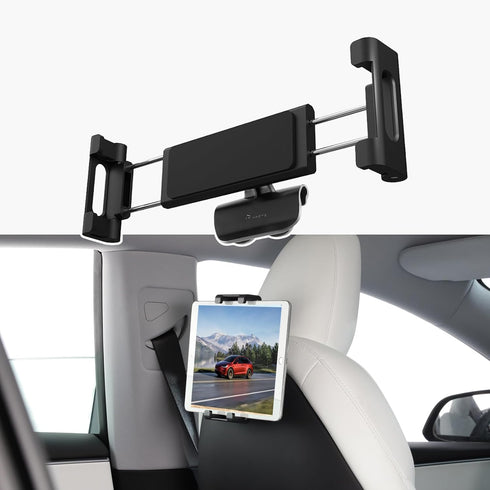 TPARTS Backseat Headrest Tablet Mount Holder for Tesla Model Y & Model 3, Fits iPad and Smart Phones