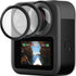 2 Pcs FitStill Lens Cover Kit for Go Pro MAX Action Camera, Sticky Lens Guards, Waterproof Transparent Lens Protector