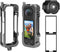 Metal Protective Case for Insta360 X4 Accessories, Stronger Aluminum Hard Shell Cover with Silicone Lens Guard Cap