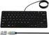 Ultra-Slim 78keys USB-C Mini Wired Keyboard with Media Hotkeys for Apple Mac Pro, MacBook, iMac, Windows Desktop PC