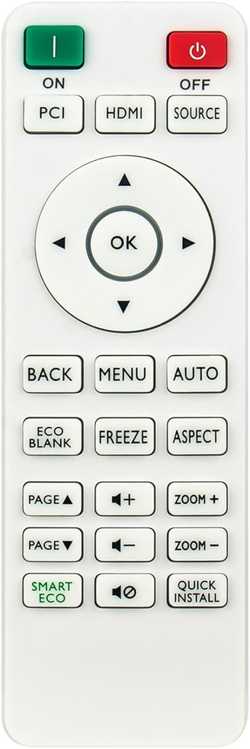 RCX014 Replacement Remote Control for BenQ Projector, Compatible with MX611, MW612, MU641, MS610, MX612, MX604, MW550