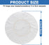 100Pcs White Non-Woven Sanitary Headphone Ear Covers, Disposable Stretch Covers for On Ear Headphones Earpads