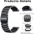 FitTurn Replacement Metal Watch Bands for FILIEKEU I9/Basznrty S52 Smart Watch, Adjustable Stainless Steel Bracelet