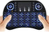 Mini Wireless Keyboard with Touchpad Mouse, 2.4GHz RGB LED Backlit Handheld Remote Control for PC