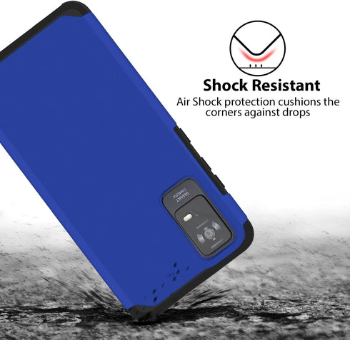 TJS TCL ION X Case, TCL ION V Case, TCL 40 Z Case, Dual Layer Hybrid Shockproof Drop Protection Cover, Magnetic Mount