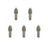 Aviation Connector Plug, 5 Pcs GX12 4 Pin Thread Female Socket and Male Socket Panel Metal Aviation Wire Connector