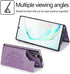 NKECXKJ Samsung Galaxy Note 10 Case with Tempered Glass Screen Protector, Credit Card Holder Slot, PU Leather Wallet