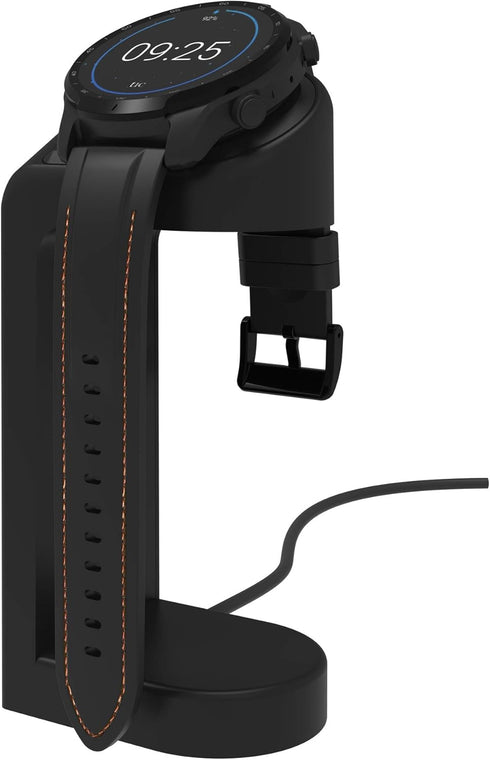 Replacement Connection Charging Dock - Compatible with Ticwatch Atlas/Pro 5 Enduro/Pro 5/3, 5 Feet Cable, Black