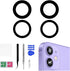 2 Sets for iPhone 12 OEM Rear Camera Lens Replacement, Dual-Sided Adhesive with Repair Kit Fix Tool