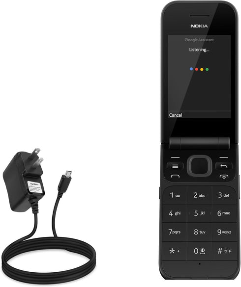 BoxWave Charger Wall Plug for Nokia 2720 Flip - Direct (5W) Compatible Charger