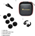 Binaural Air Tube Earbuds with Microphone - Noise Cancelling Headphones for Phone, Pad, Pod, HTC, Sony, MP3 Players.