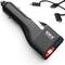 Rescue A6 Emergency 6-in-1 Car Crash Safety Device, USB Car Charger, Window Breaker, Seat Belt Cutter, 2200mAh Power
